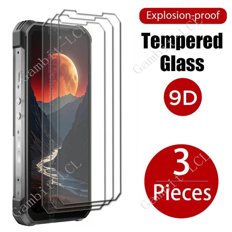 3 uds 9H HD vidrio templado Protector para Oukitel WP100 Titan en OukitelWP100Titan WP100Titan 6,8 "película protectora de pantalla