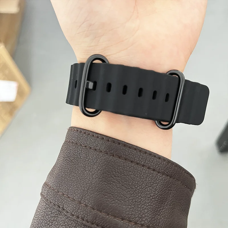 Correa de silicona Ocean para Huawei Watch Fit 3 4 Band Smartwatch Correa de repuesto pulsera Huawei Watch fit 3 4 Pro Accesorios - imagen 5