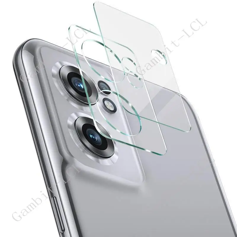 Lente de cámara 3D para OPPO Find X5 Lite, vidrio templado Protector en X5Lite Reno 7 Reno7 5G, película protectora de pantalla trasera Global