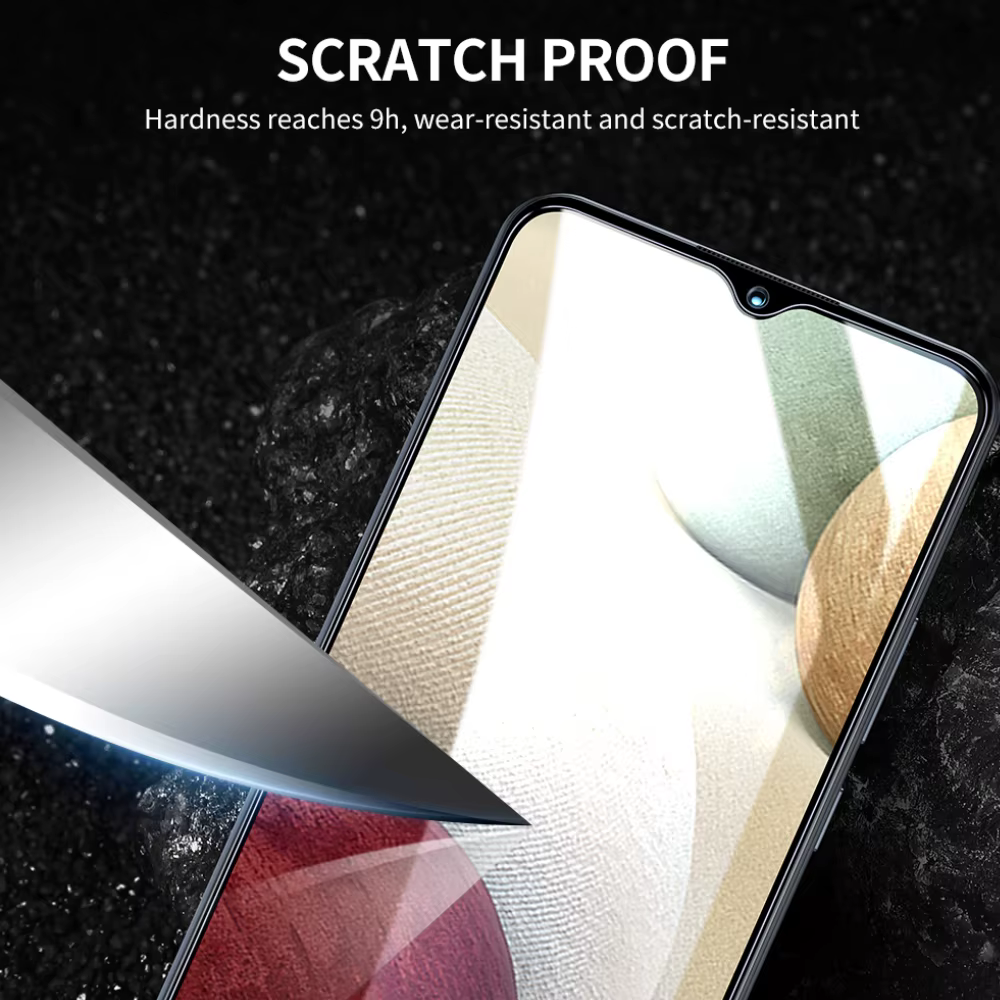Protector Vidrio Templado Samsung Galaxy A12 – HD Antihuellas Antigolpes - imagen 5