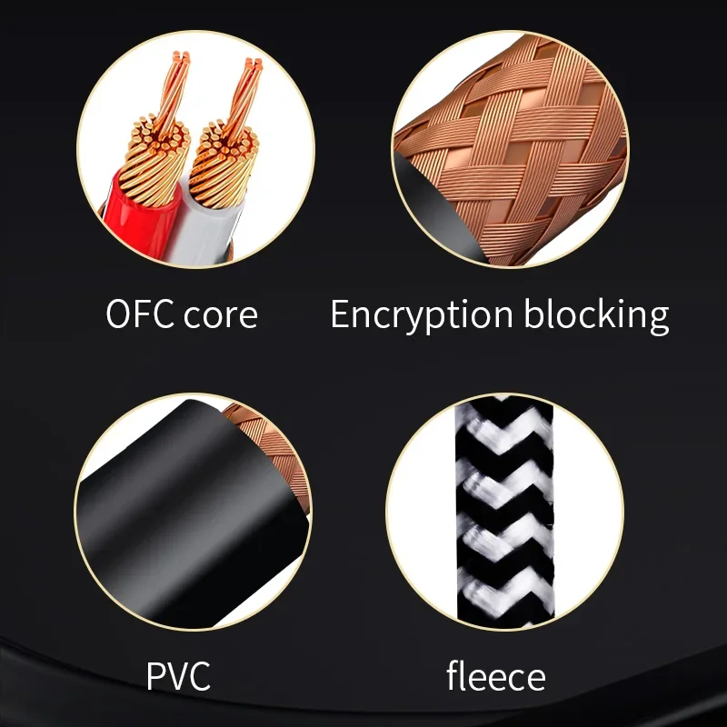 YYTCG-Cable divisor de Audio para auriculares, Conector de 3,5mm, hembra a 2 macho, Cables de extensión Aux para teléfono y ordenador - imagen 2