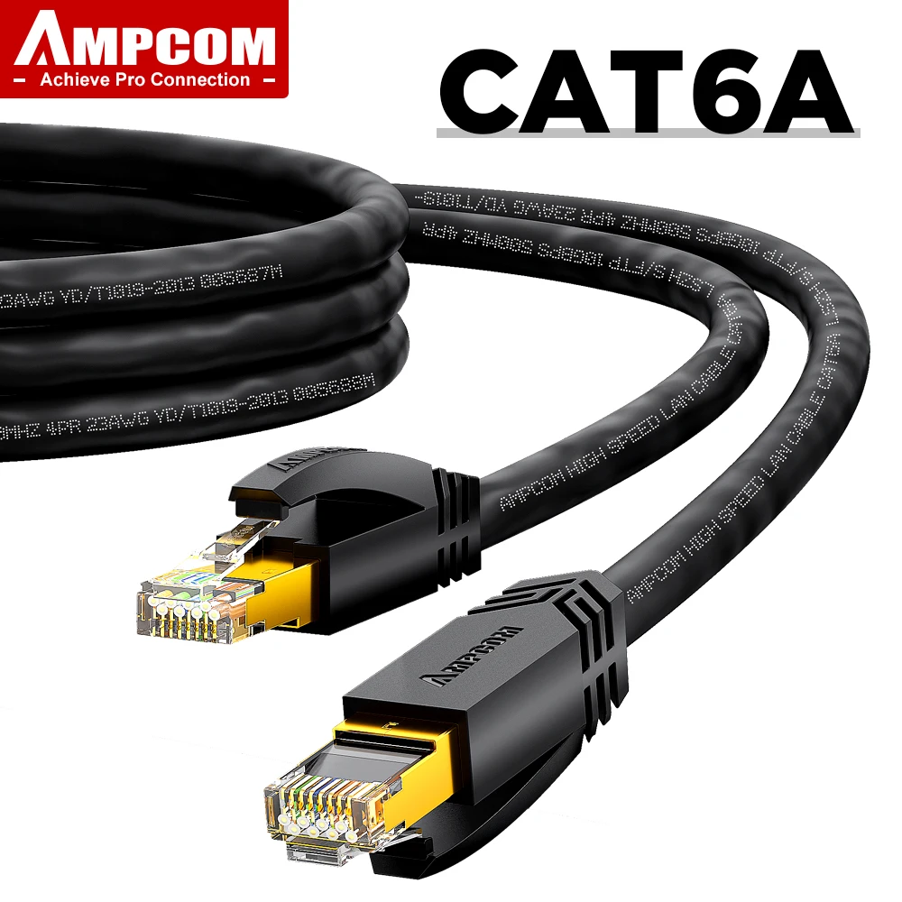 AMPCOM Cat6a Cable Ethernet - RJ45 Alta Velocidad LAN - imagen 3