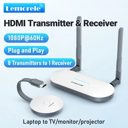 Lemorele Transmisor HDMI Inalámbrico para TV y PC – Extensor Dongle