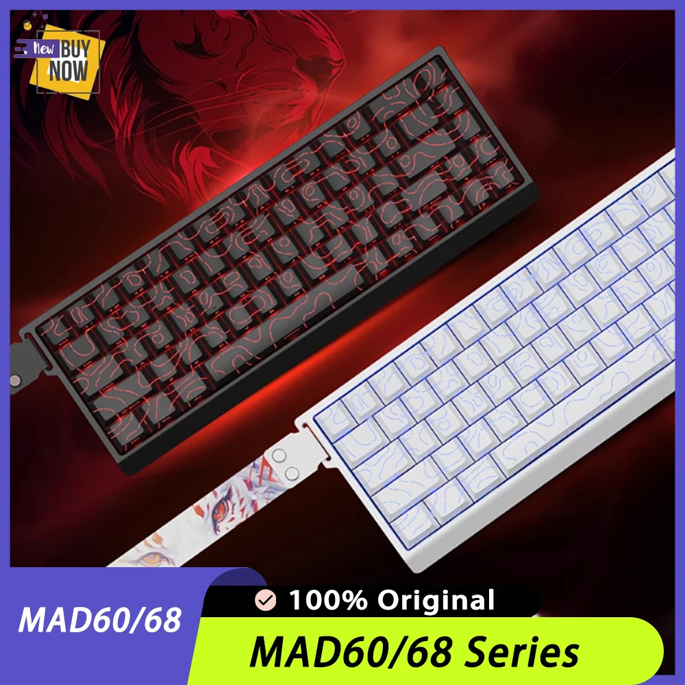 FGG MAD60 MAD68 Pro Series Teclado mecánico interruptor magnético E-sport 0.04RT 8K tasa de orolling 0.125ms latencia aluminio