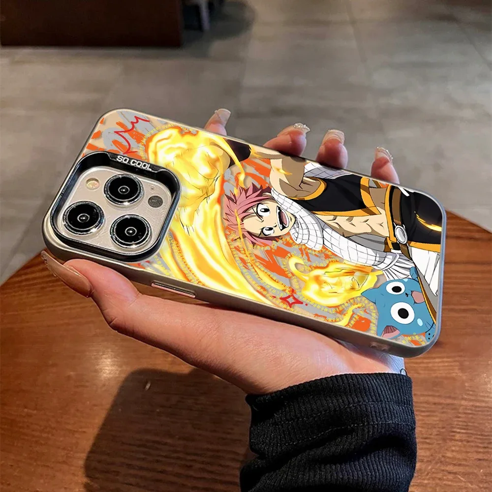 Funda de teléfono Gameb de Fairy Tail de Anime para IPhone 16 15 14 13 12 11 Pro Max X XR XSMAX 8 7 Plus, funda trasera mate a prueba de golpes - imagen 3