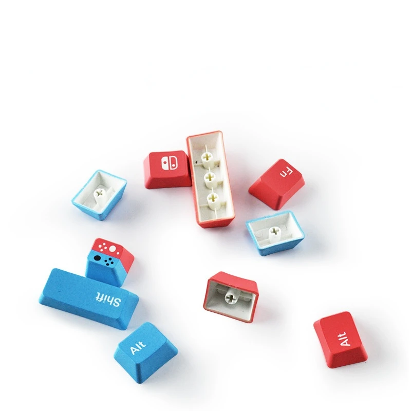 Teclas de Color PBT de sublimación caliente para teclado mecánico RGBY WASD Arrow, teclas ESC, Narotu dargan-ball, gorra de tecla de Anime de una pieza