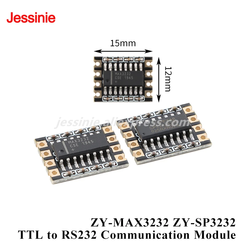 10 uds/1 unidad ZY-MAX3232 ZY-SP3232 TTL a RS232 módulo de conversión de nivel de microcontrolador de comunicación para conversión de puerto serie