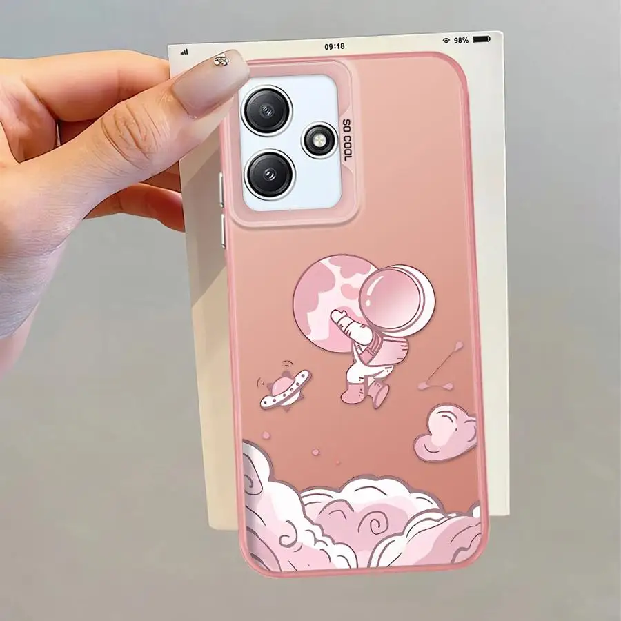 Funda para Xiaomi Redmi 13C A4 A3x 13 12C 12 14C A1 A3 A2 Plus funda suave lindo astronauta espacial - imagen 5