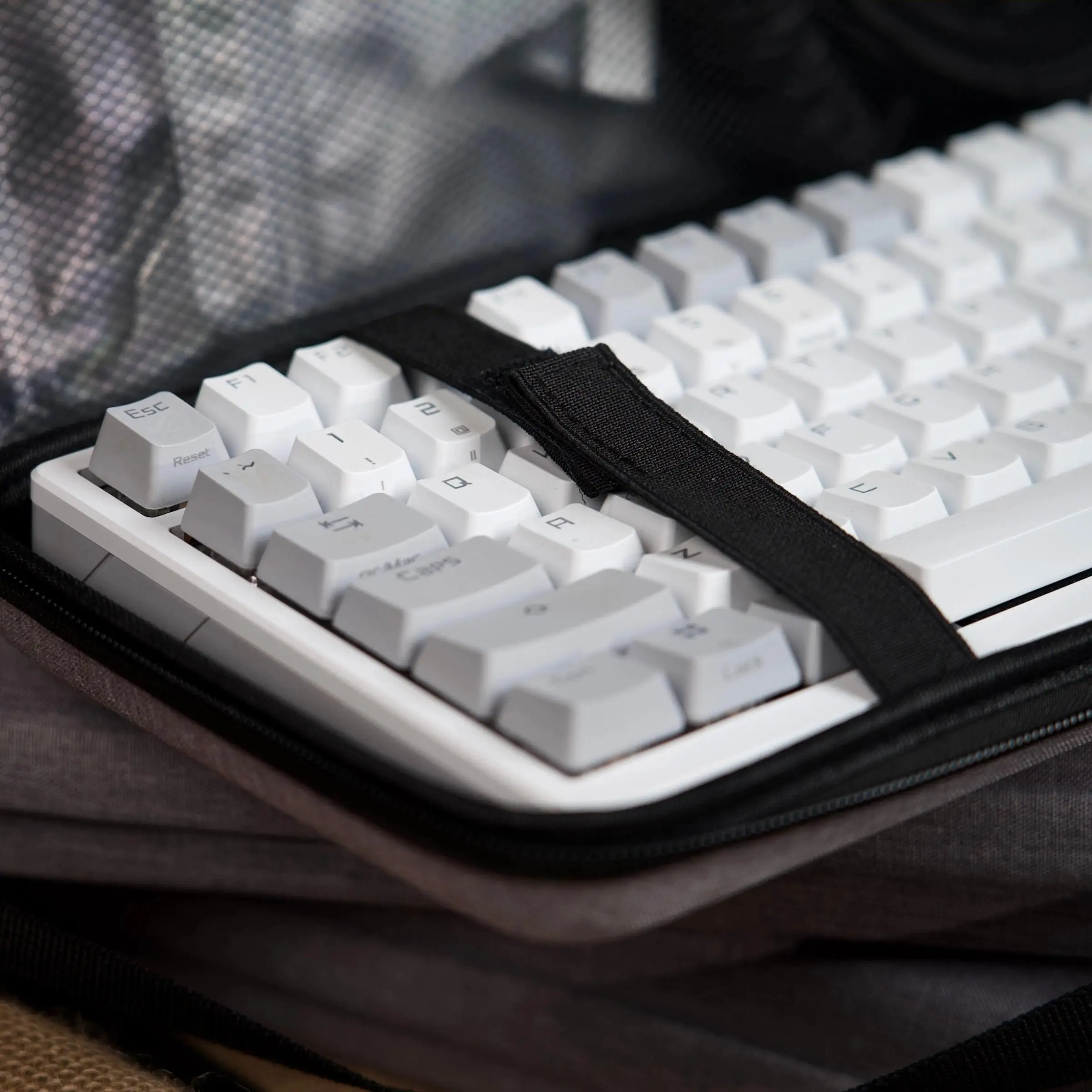 Estuche para teclado mecánico resistente al agua y al polvo, bolsa de almacenamiento para teclados de tamaño completo 60/68/75%/TKL/98%, accesorios personalizados - imagen 2