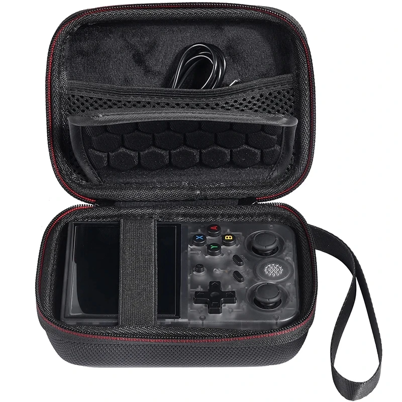 Bolsa de transporte de viaje de EVA dura, funda de almacenamiento para consola de juegos portátil Retro Anbernic RG353V/ RG35XX/ RG353VS/ R36S, el más nuevo - imagen 2