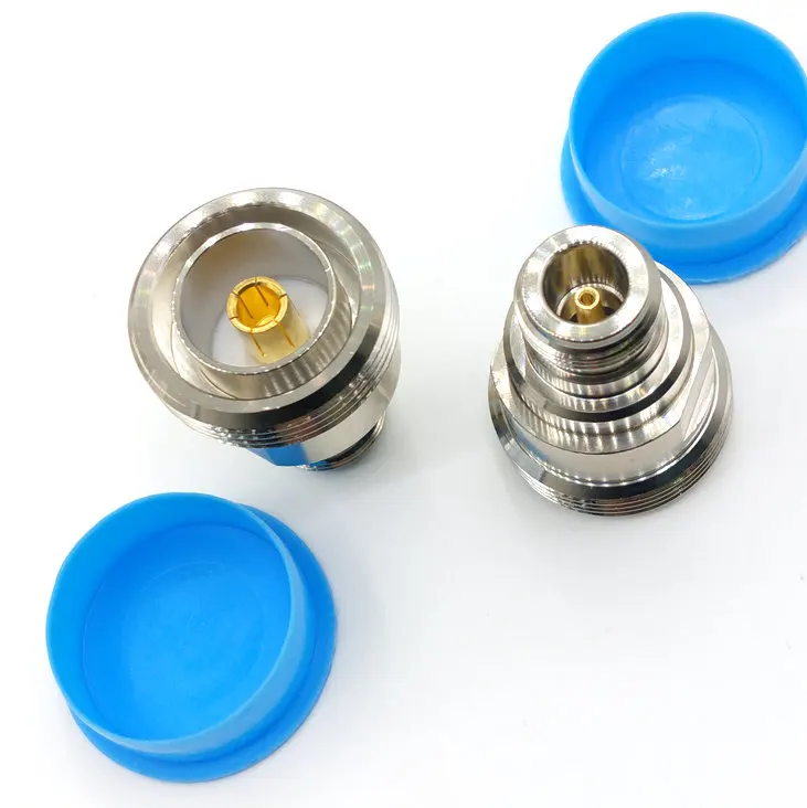 Adaptador Coaxial de latón RF L29 7/16 DIN hembra a N hembra, 1 unidad - imagen 3