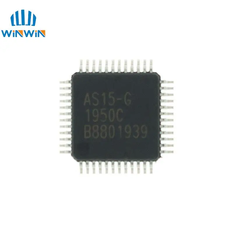 5 unids/lote AS15-F AS15F AS15-G AS15G QFP48 AS15 chip LCD Original E-CMOS - imagen 2