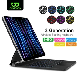 GOOJODOQ Teclado para iPad Air – Funda Bluetooth Antigolpes