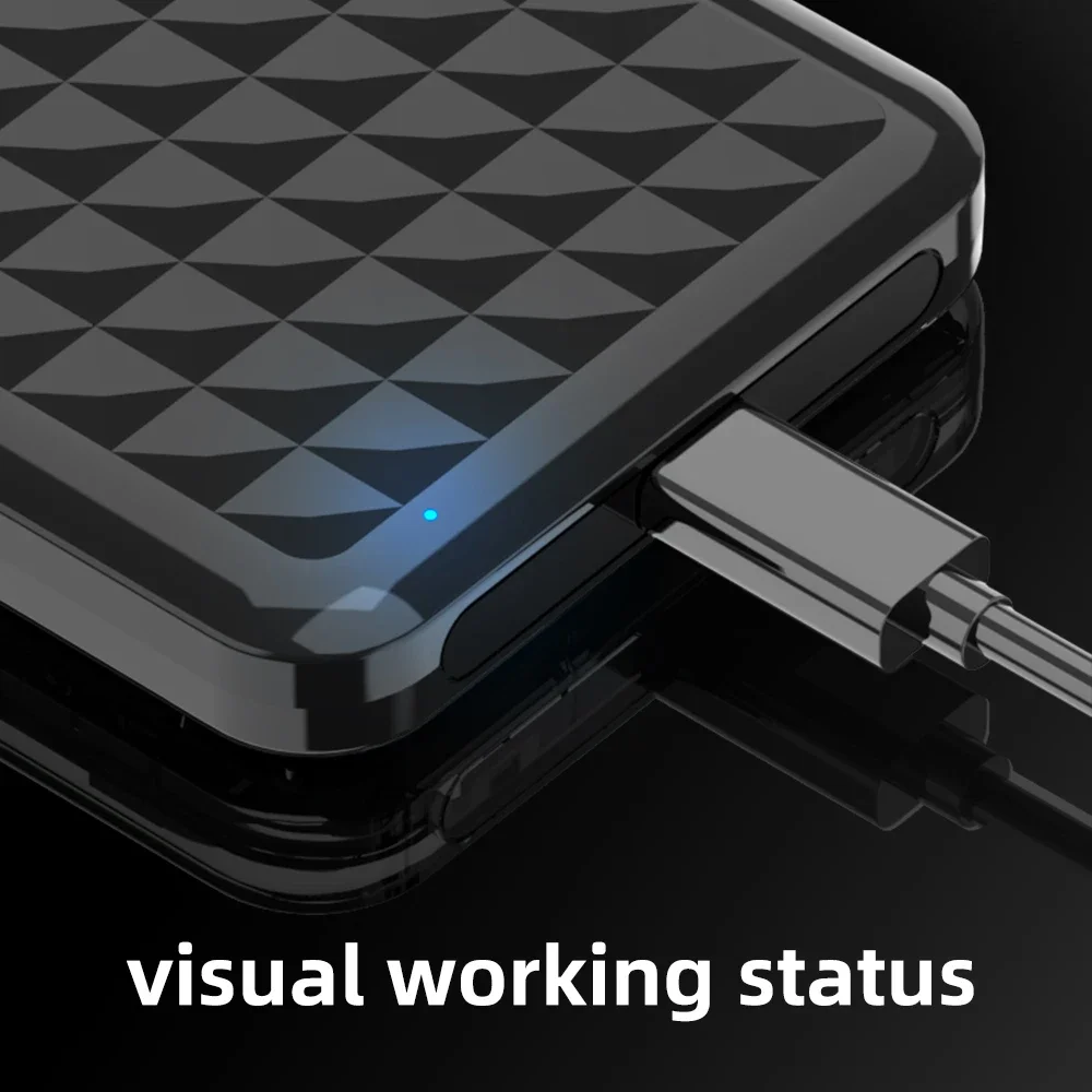 MAIWO-carcasa para disco duro externo SATA a USB 3,0, carcasa transparente tipo C SATA HDD SSD de 6TB para PC y portátil, 2,5 pulgadas - imagen 2