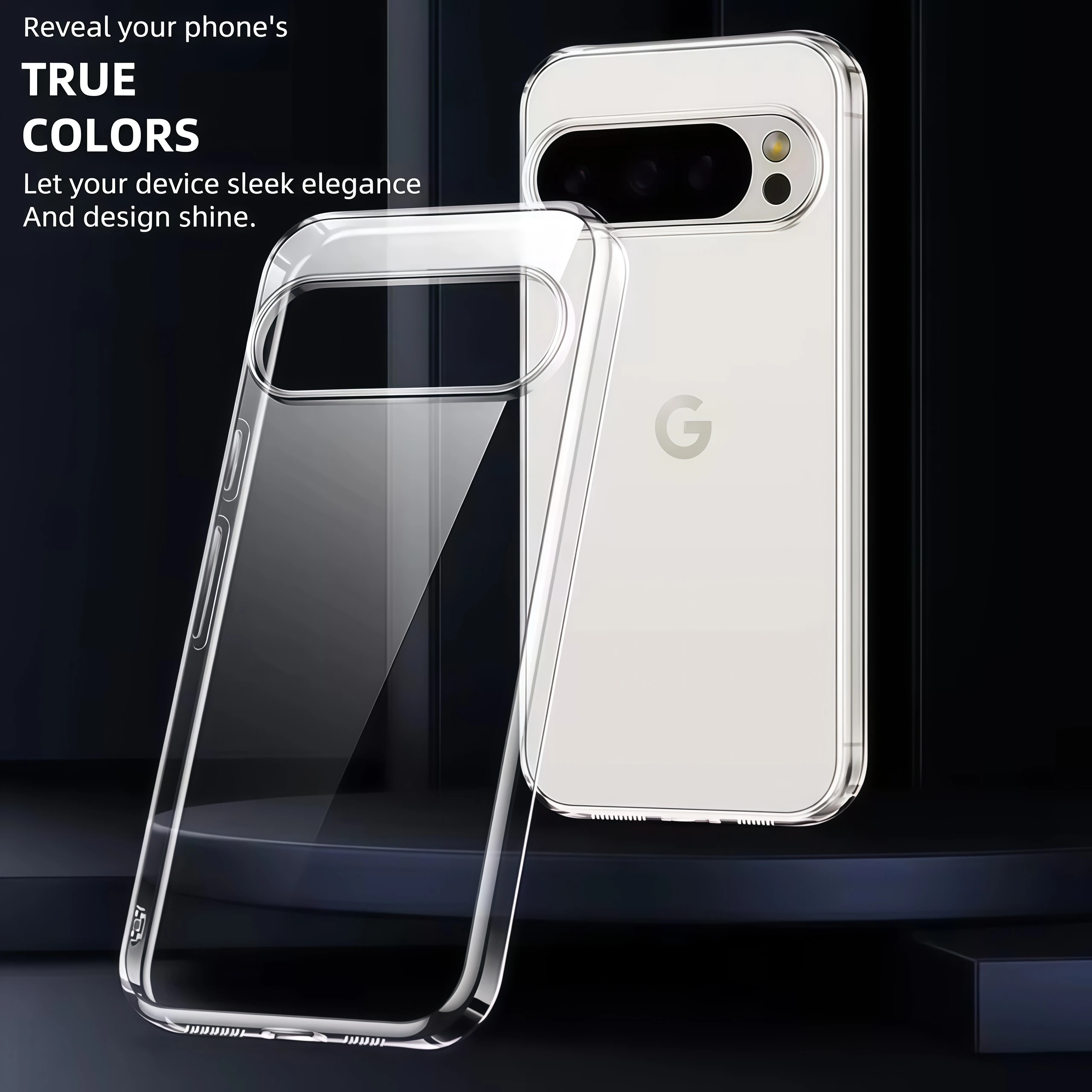 Funda de silicona TPU suave transparente para Google Pixel 10 9 Pro XL 8 7 6 Pro 9a 8a 7a 6a funda trasera transparente para teléfono - imagen 4