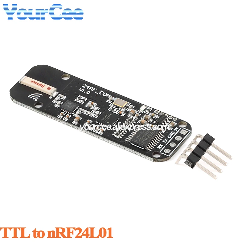 2 uds/1 unidad USB/TTL a nRF24L01 módulo de puerto serie inalámbrico comunicación transmisión de datos desarrollo de control remoto - imagen 5