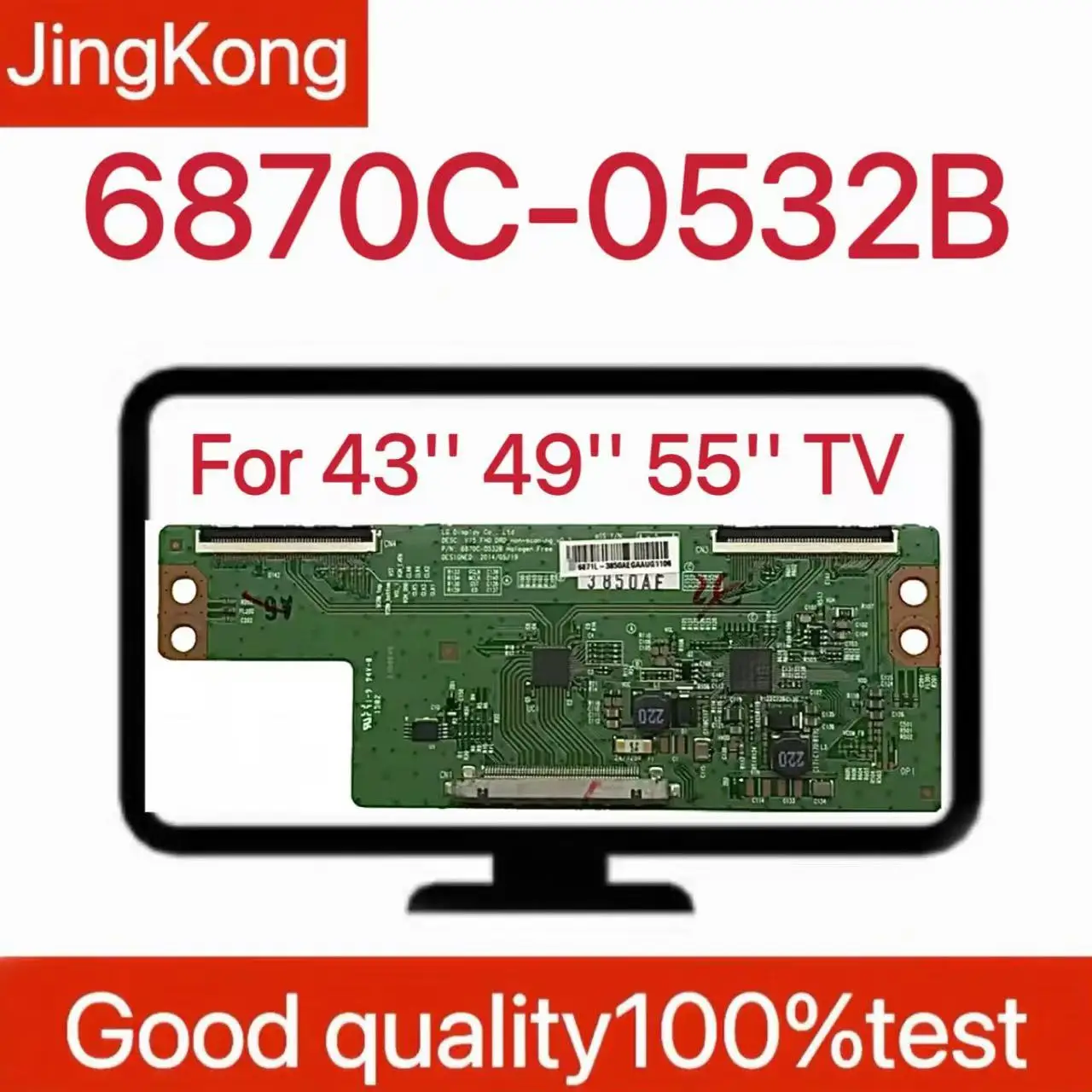 Placa T-con para 43/49/55 pulgadas V15 FHD DRD 6870C-0532A 6870C-0532B 6870C-0532C