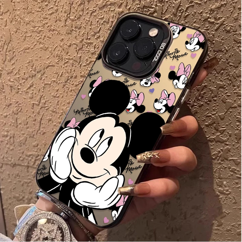 Funda bonita de Mickey Minnie de Disney para Samsung Galaxy S23 S24 S25 S22 Ultra S21 Plus FE A56 A36 A26 5G A16 A06 4G Note 20 - imagen 2
