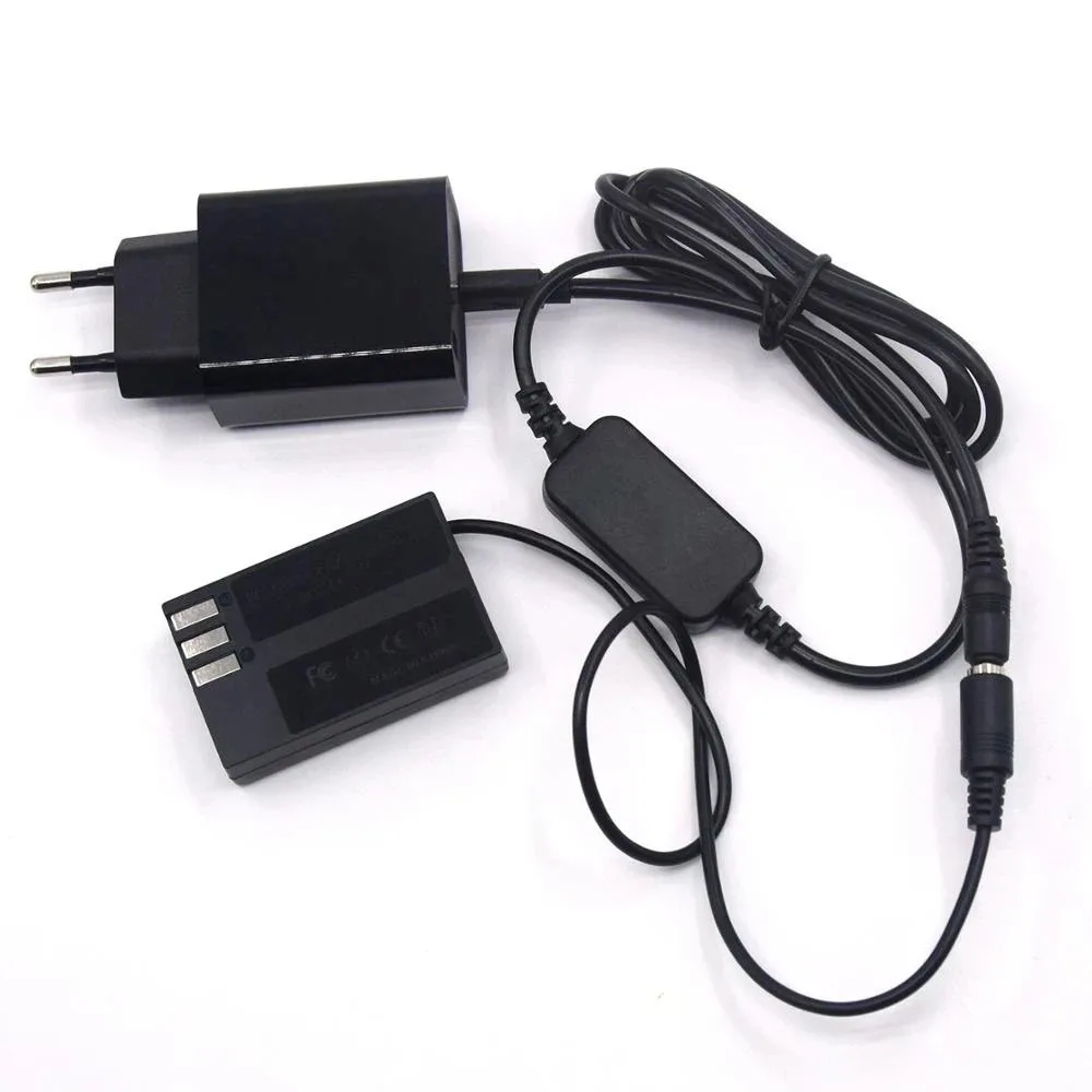 Cable de alimentación USB C + acoplador CC D-DC128 D-LI109 batería simulada + cargador PD para Pentax K-70 K-50 K-30 K-R K-2 K-S1 K-S2 K-500 645Z - imagen 5