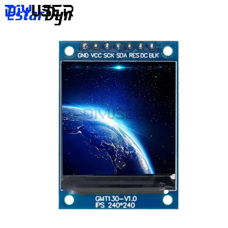 DIYUSER pantalla TFT 0,96/1,3/1,44/1,77/1,8/2,0 pulgadas IPS 7P SPI HD 65K TFT módulo LCD a todo Color unidad ST7735 para Arduino - imagen 5