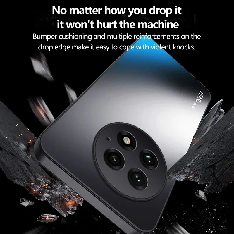 Funda mate de lujo para Realme 13 Pro Plus, protección de lente, parachoques a prueba de golpes, cubierta trasera de teléfono esmerilada deslumbrante AG - imagen 5