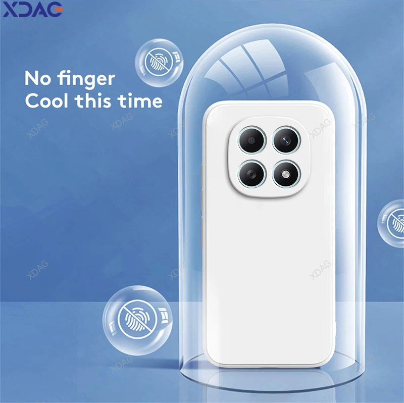 Funda de silicona líquida para teléfono Xiaomi Poco M8 Pro M8Pro 5G, protección de lente, funda trasera suave de alta calidad, media cubierta - imagen 4