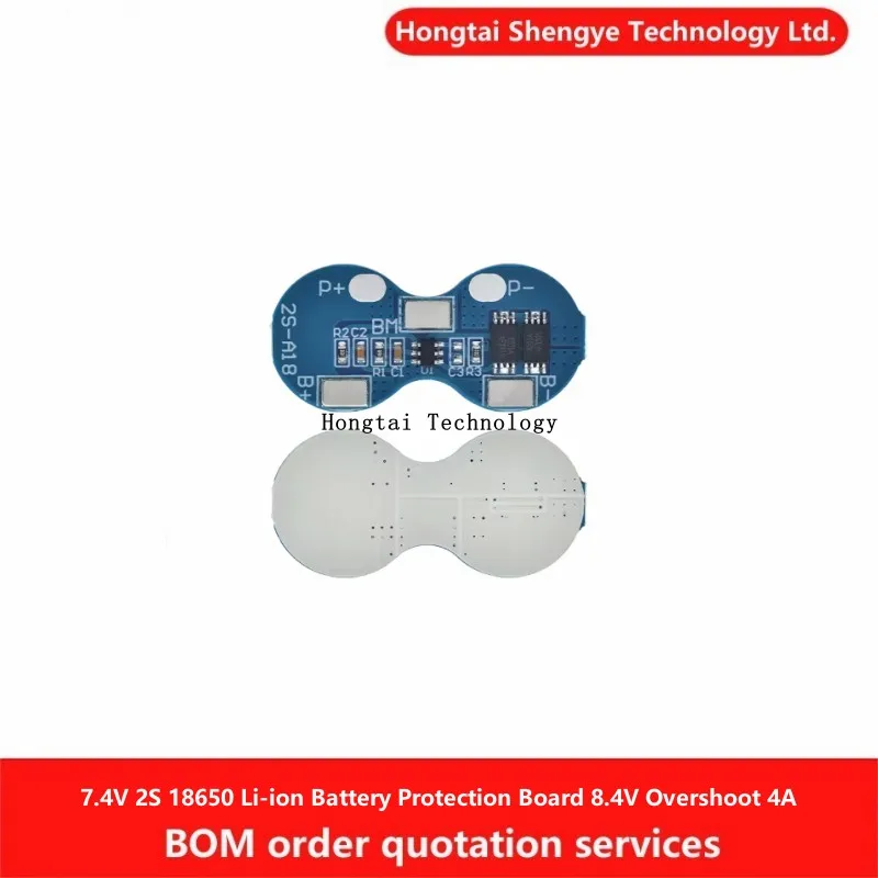 Módulo de placa de protección de batería de iones de litio 7,4 V 2S 18650 Chip de protección de doble serie 8,4 V sobrecorriente 4A