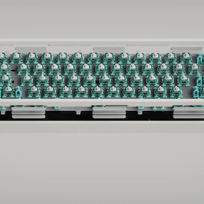 Kit de teclado con interruptor magnético Flow60, junta superior, casco, estructura Triple, Kit de teclado ergonómico, teclados mecánicos de oficina para juegos - imagen 4