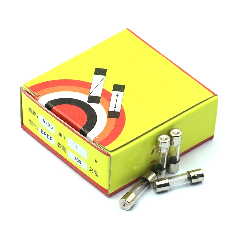 100 Uds 5*20mm fusibles de tubo de vidrio de soplado rápido 5x20mm 250V 0.1A 0.2A 0.5A 1A 1.5A 2A 3A 3.15A 4A 5A 6A 8A 10A 15A 20A 25A 30A AMP Fus - imagen 5