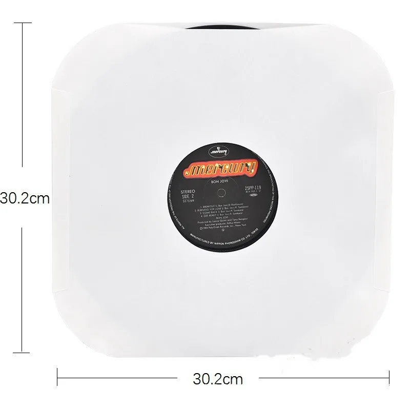 Bolsas de papel de 7/10/12 pulgadas, sobres a prueba de polvo, cubiertas de discos de DVD Blu-ray, Fundas protectoras, estuche de almacenamiento, paquetes de 20 piezas - imagen 3