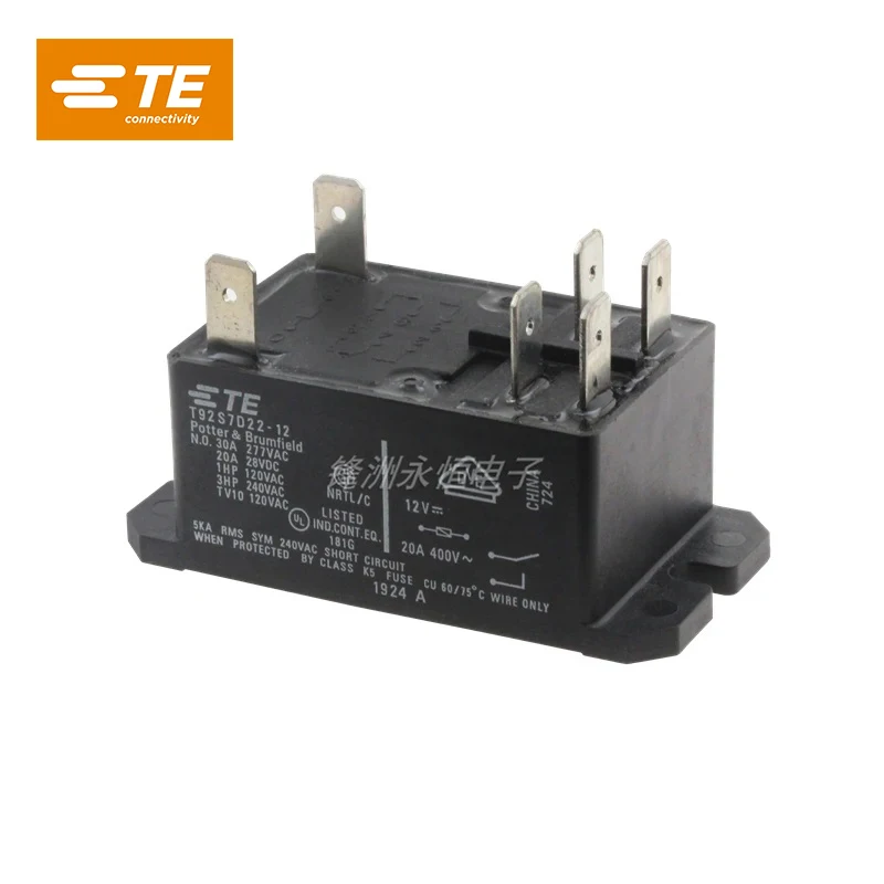 Nuevo relé TE Original T92S7D22-12 T92S7D22-24 12VDC 24VDC 30A 250VAC 6PIN 12V 24V relé de potencia - imagen 2