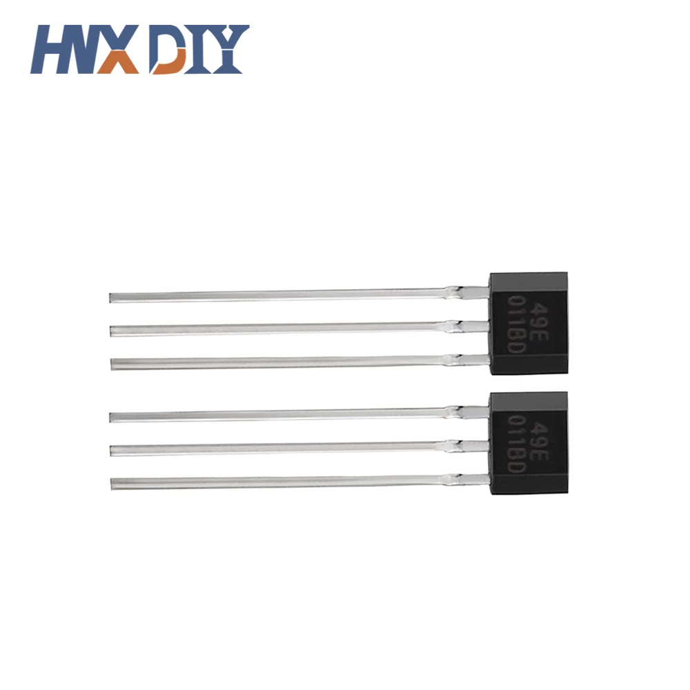 Interruptor lineal de Sensor de efecto Hall, Kit electrónico de bricolaje, 50 piezas, 49E, OH49E, SS49E - imagen 3