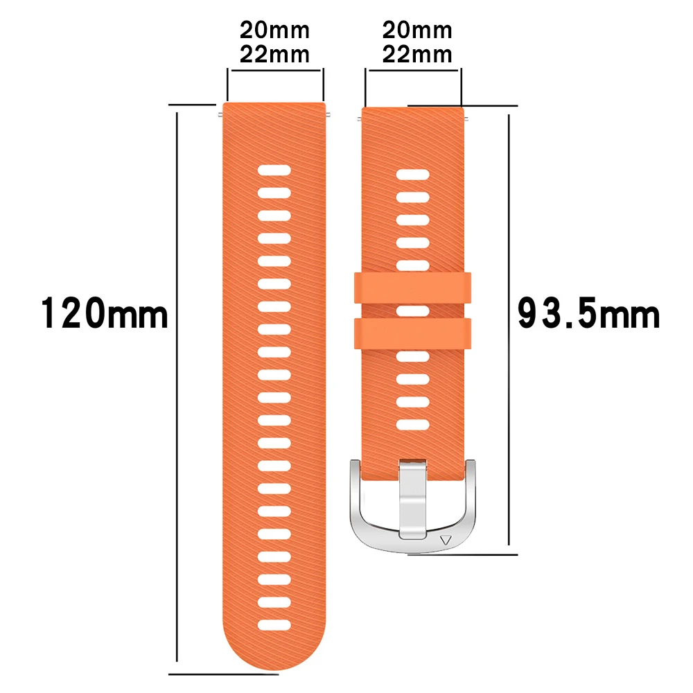 Pulsera suave de silicona de 20mm y 22mm para COROS APEX 2 Pro, correa de reloj inteligente deportiva de 46mm y 42mm para COROS PACE Pro 2 3, correa de reloj de repuesto - imagen 2