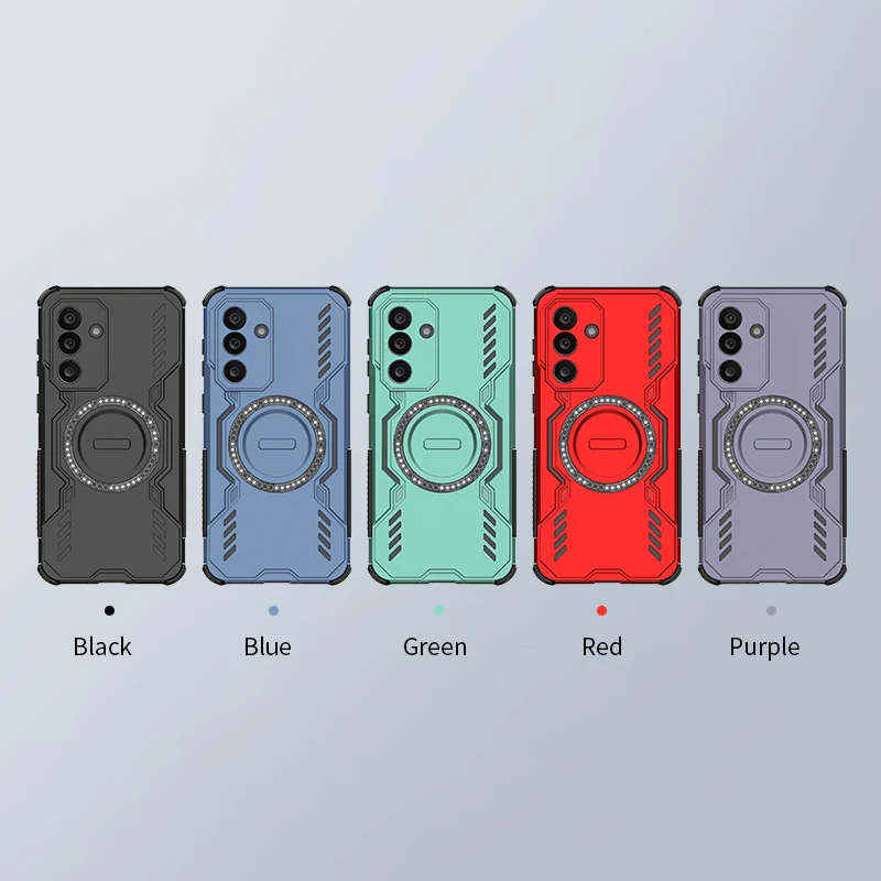 Funda de teléfono con disipación de calor para Samsung Galaxy M56 5G, pieza de atracción magnética para Samsung M56 5G чехол, Funda trasera - imagen 5