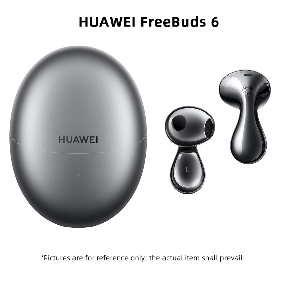 Originales auriculares inalámbricos HUAWEI FreeBuds 6. Se ajustan perfectamente al oído. Doble controlador True Sound. Llamadas estables y claras. Cancelación activa del ruido (ANC). IP54. - imagen 3
