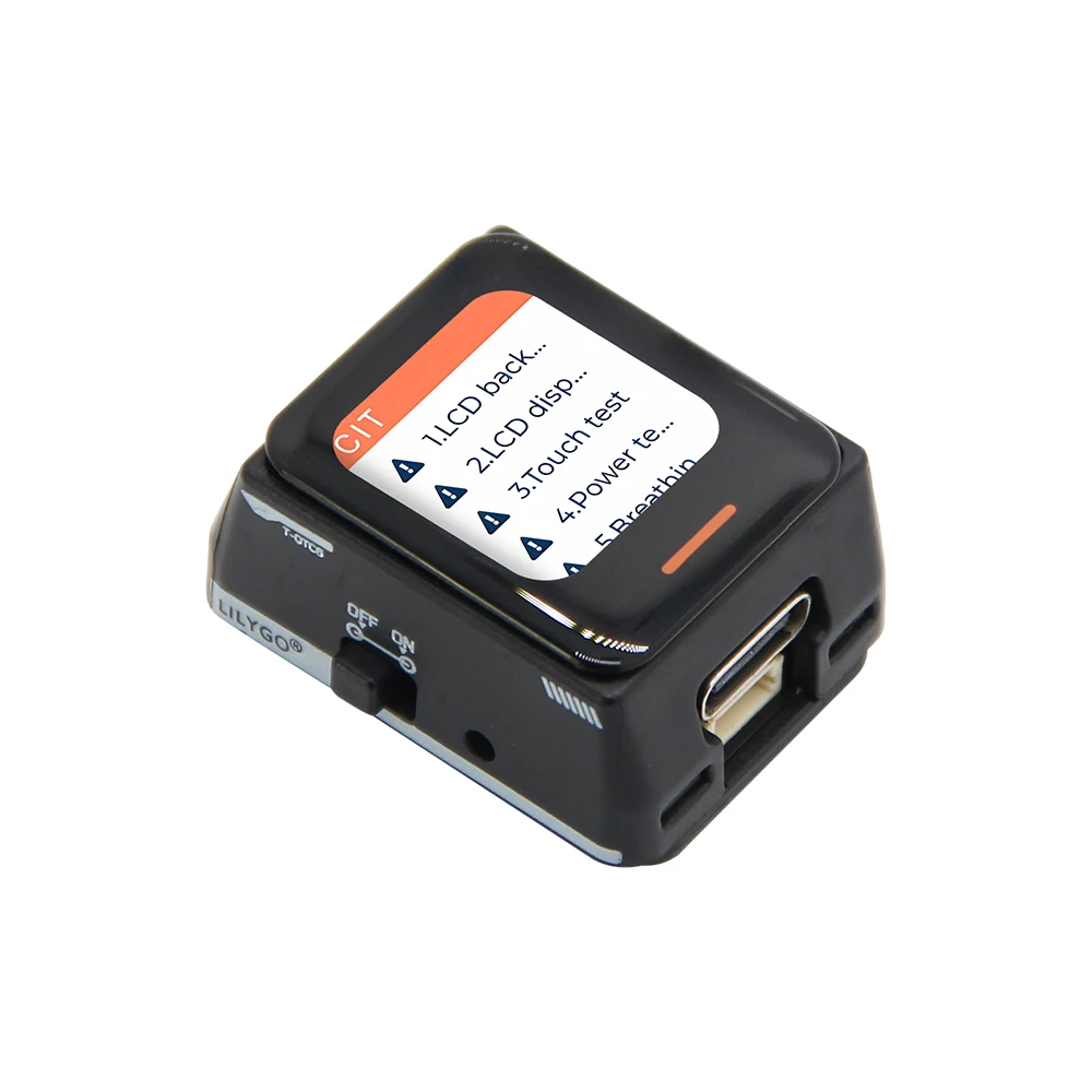LILYGO® T-QTC6 Placa de desarrollo de , módulo inalámbrico con gestión de energía, pantalla LCD táctil de 0,85 pulgadas, WiFi 6, Bluetooth 5 - imagen 2