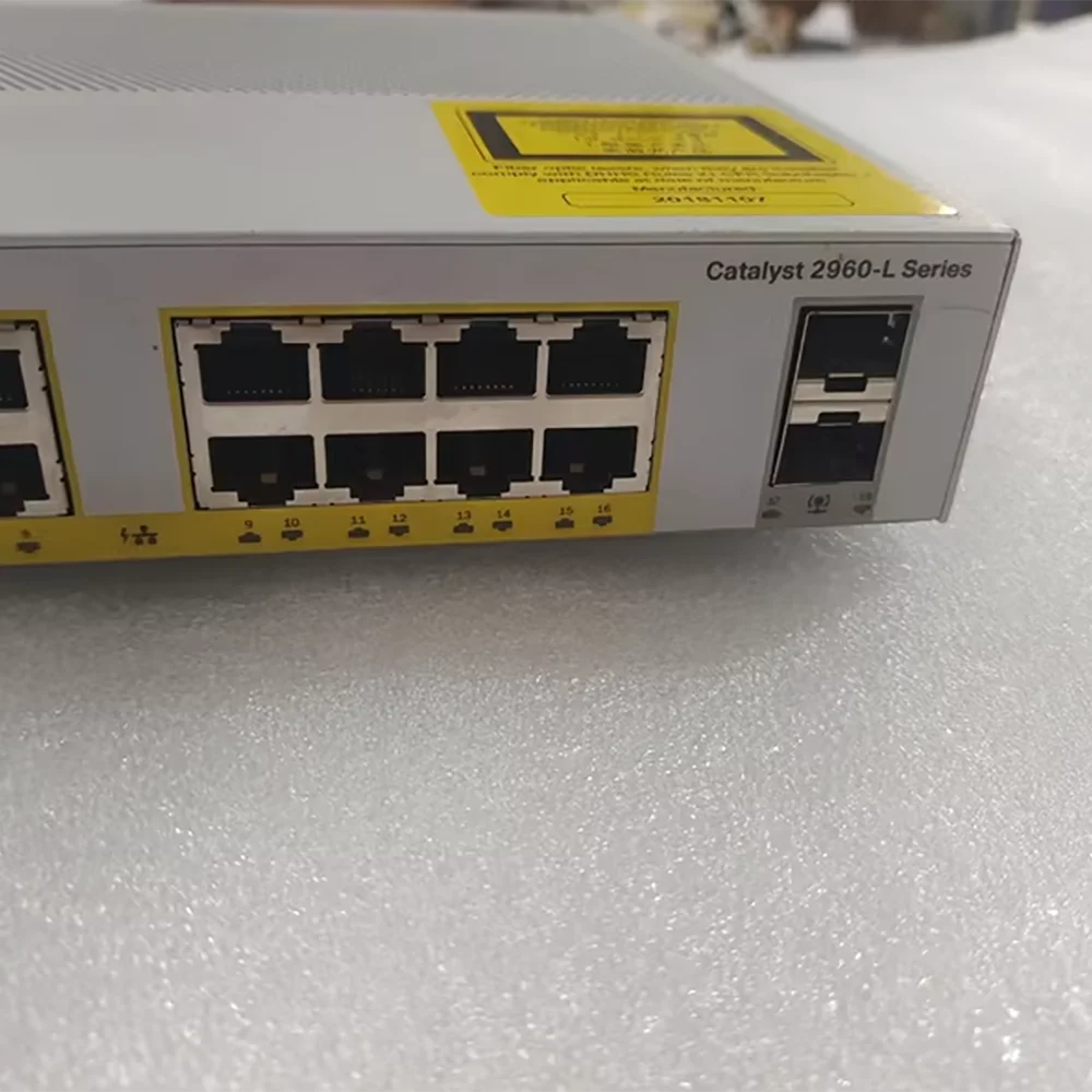 Para Ci-sco WS-C2960L-16PS-LL Conmutador de fuente de alimentación POE Gigabit completo de 16 puertos - imagen 4