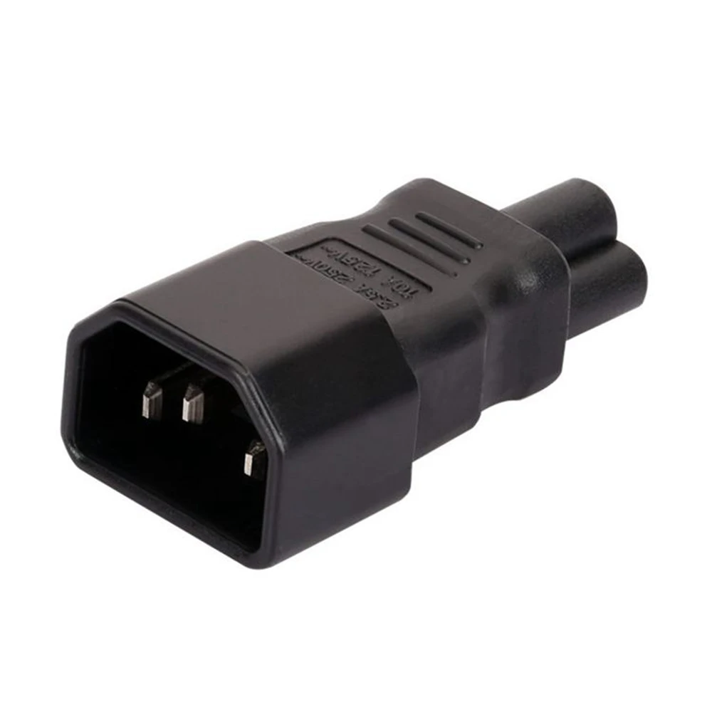 Adaptador de corriente Universal IEC 320 C14 a C5 convertidor adaptador C5 a C14 enchufe de alimentación de CA hembra enchufe IEC320 C14 de 3 pines Venta caliente - imagen 3
