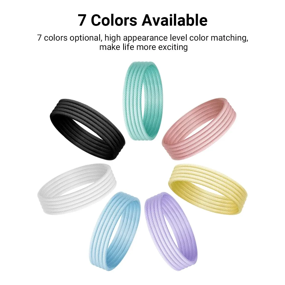 Cable 4K tipo C a HDMI, Woven-1.8M de nailon/70,86 pulgadas para iPhone 15 Series/MacBook Pro/Air, IPad ,Galaxy S8 a S23,Surface,Dell, HP - imagen 4