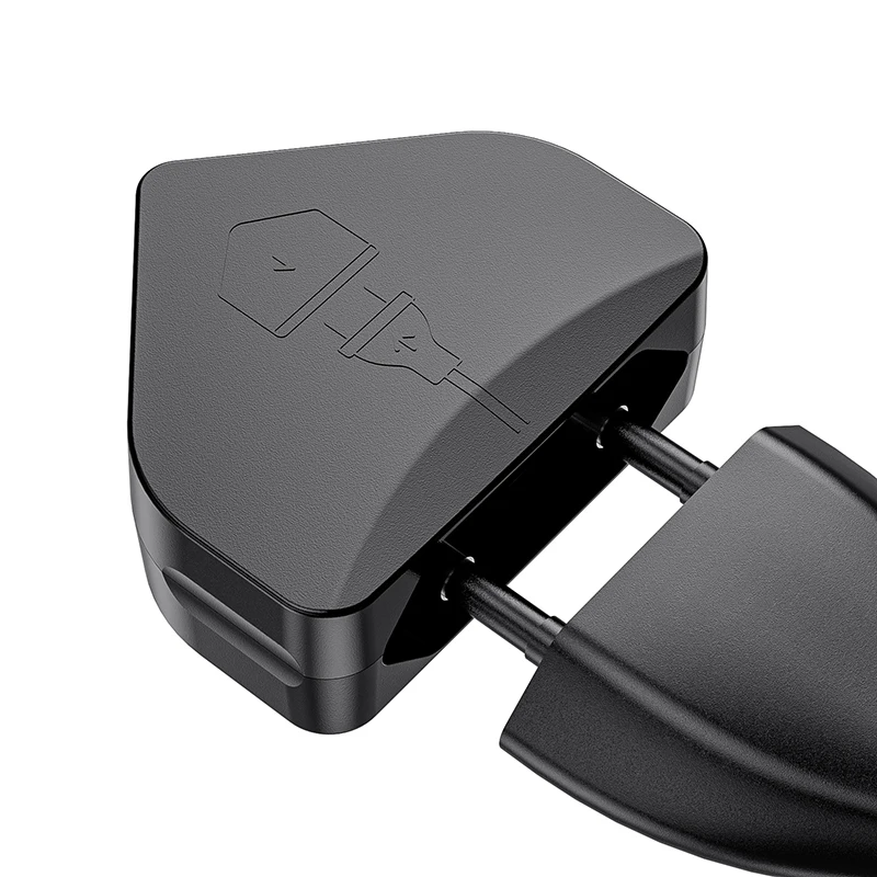 Adaptador convertidor de enchufe de alimentación de UE a Reino Unido de 2 clavijas, enchufe europeo de la UE a enchufe adaptador de Reino Unido, enchufe C redondo hembra de 2 clavijas a macho BS1363 - imagen 2