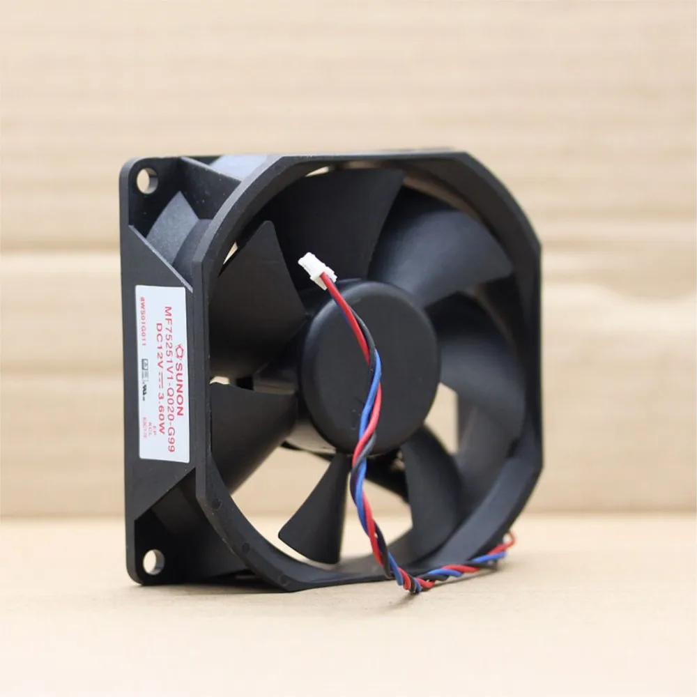 Ventilador de proyector para SUNON MF75251V1-Q020-G99 ventilador de refrigeración 75X75X25mm DC 12V 3,6 W 75x75x25mm enfriador - imagen 2