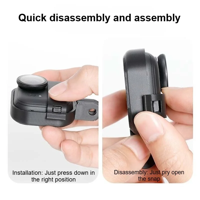 Jaula de marco para Insta360 GO Ultra, marco protector de PC, carcasa de jaula de conejo, soporte para Insta 360 GO Ultra, accesorios - imagen 4