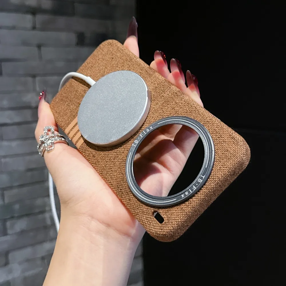 Para VIVO X200 Pro funda de lujo de tela PU funda protectora trasera para VIVO X200 Pro Mini X200PRO funda completa para teléfono - imagen 5