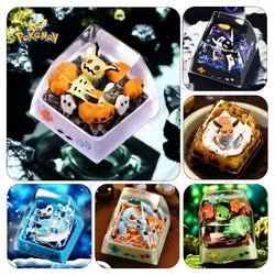 Teclas Pokémon Resina 3D Pikachu Gengar Eevee Onix Teclado Mecánico