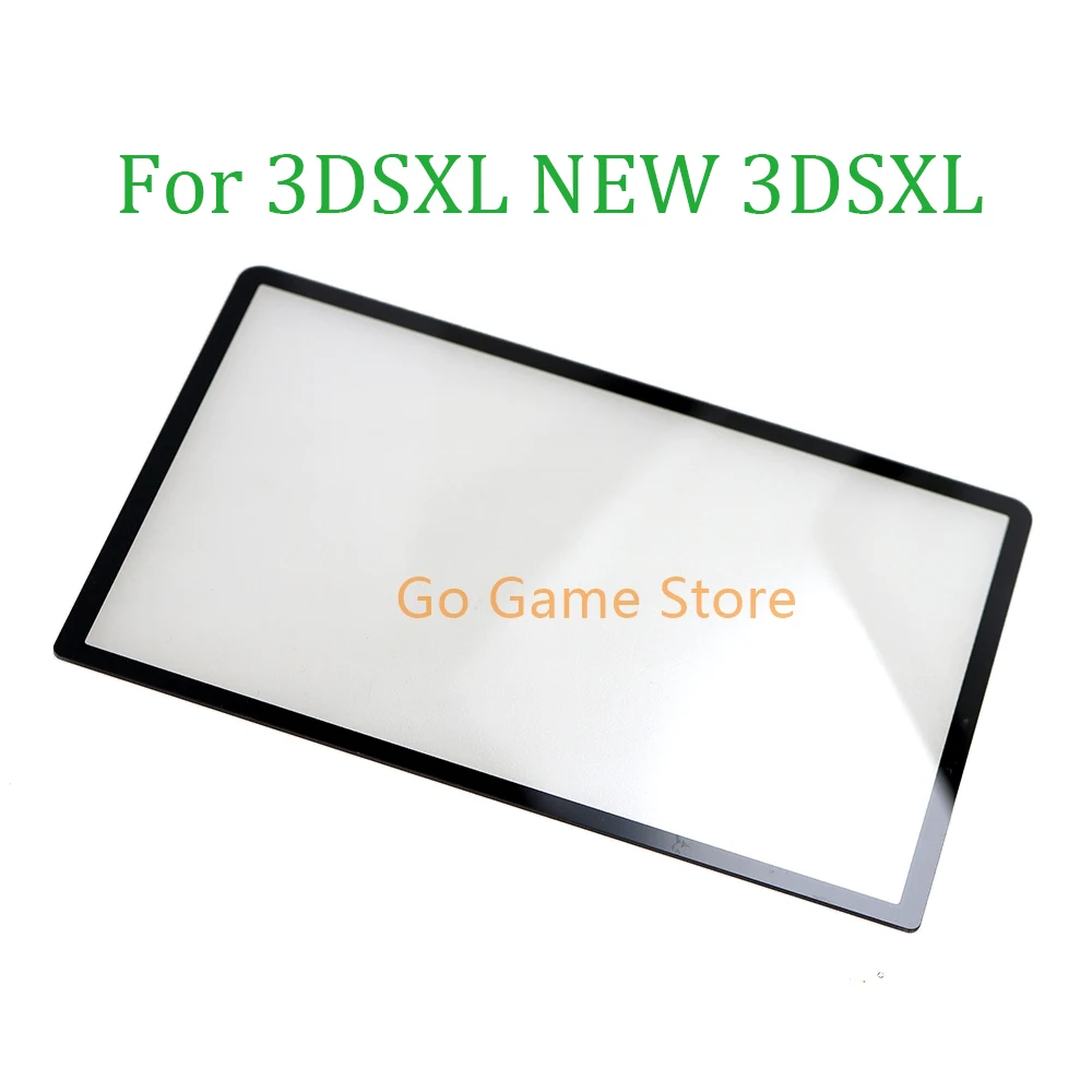 Lente de pantalla superior de plástico para nueva cubierta de lente de marco de pantalla LCD frontal 3DSXL 3DSLL 3DSXL/LL, 2 uds.