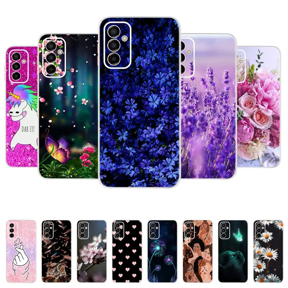 Funda de silicona suave para Samsung Galaxy M23, parachoques de teléfono, funda trasera transparente de TPU para Samsung M23 M 23 5G SM-M236B