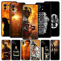 Fundas TPU Xiaomi Mi Serie – Diseño Bombero Antigolpes Suave