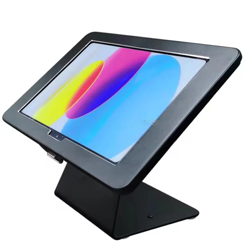 Ajuste para Ipad 11 pulgadas/10,9 ipad Air 4/Air5 soporte de escritorio caja de metal soporte tableta pc soporte de bloqueo soporte ángulo de movimiento completo - imagen 2