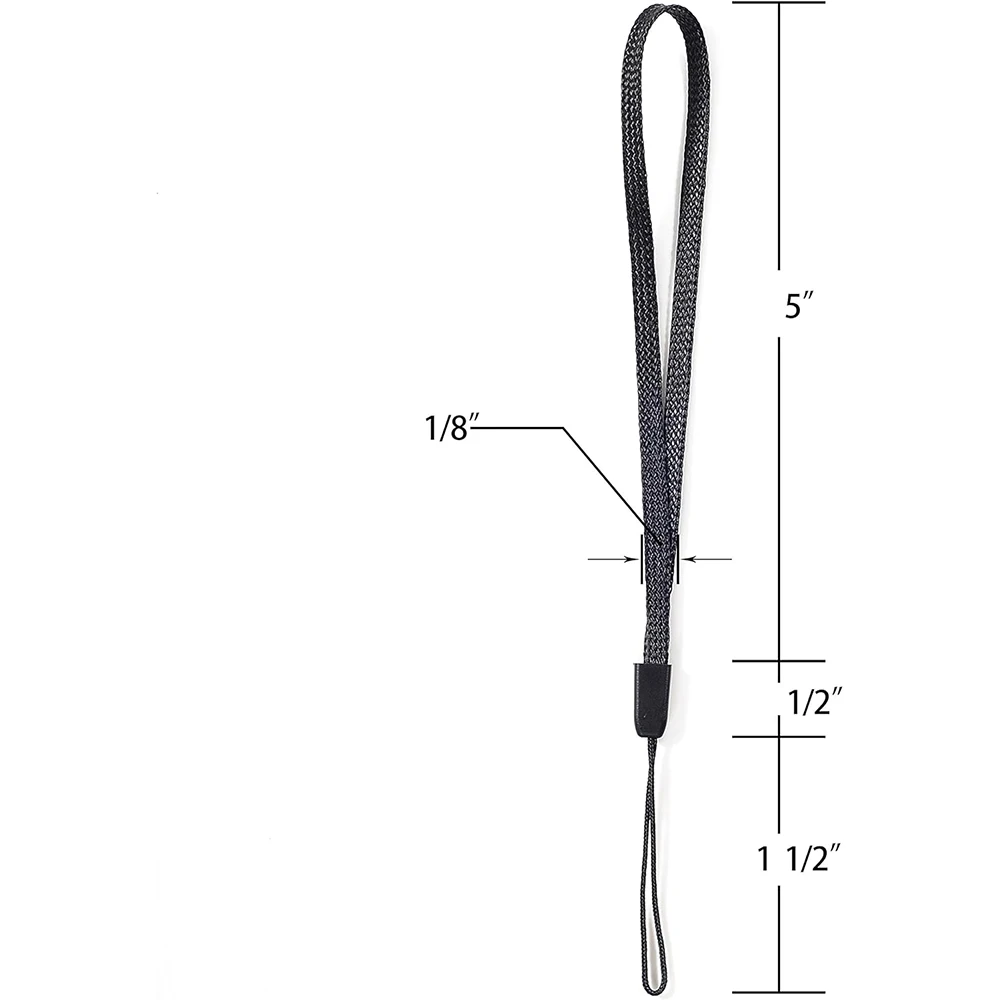 Correa de muñeca para Airpods Pro 2, soporte para tarjeta Flash USB, insignias de identificación, llavero, cadena corta de nailon para teléfono, patio terrestre - imagen 4