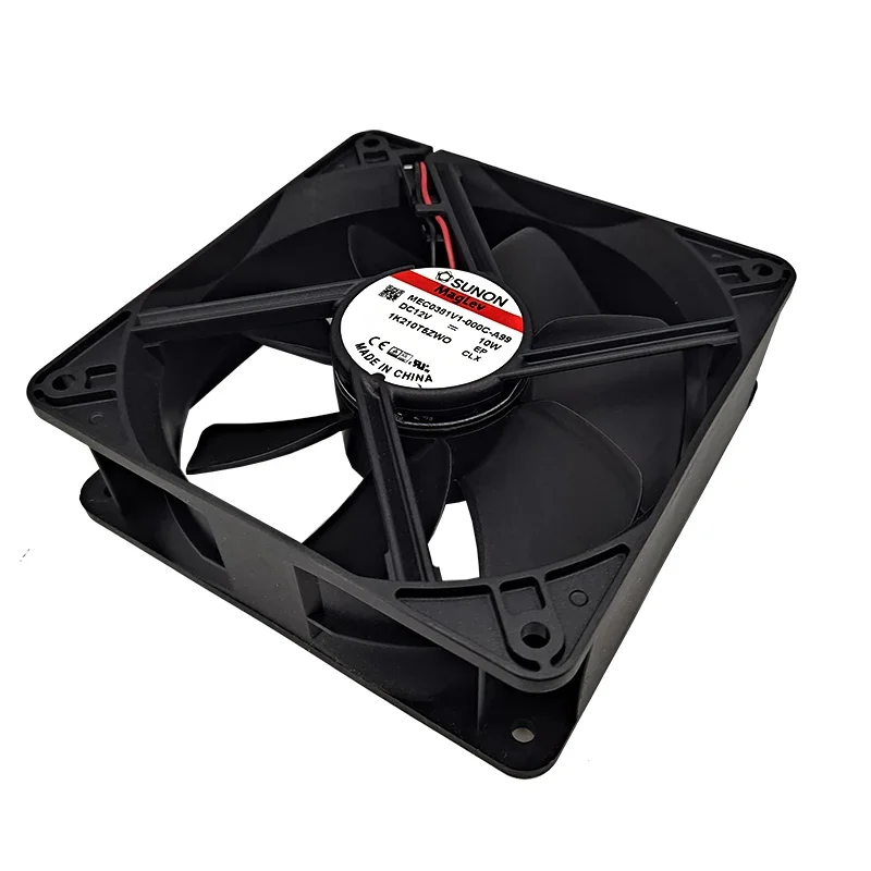 MEC0381V1-000C-A99-ventilador de refrigeración de 12cm, dispositivo de refrigeración de 12V, 3100rpm, 138cfm, 12038 - imagen 3